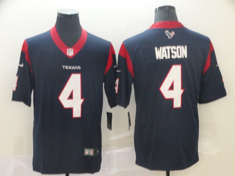 Men Houston Texans #4 Watson Blue Nike Vapor Untouchable Limited Player NFL Jerseys->houston texans->NFL Jersey